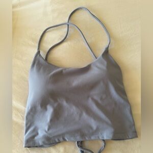 Lavander Strappy Crop Top